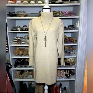 Mock Neck Sweater Dress